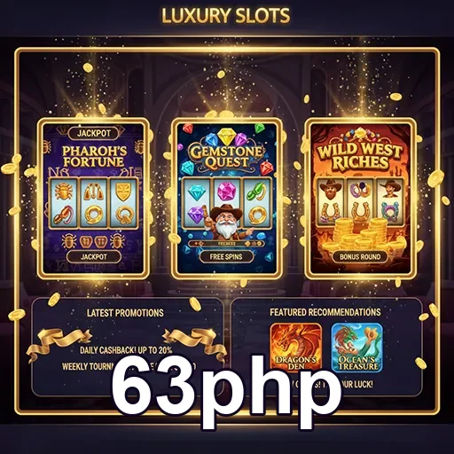 63php luxury slots promotions